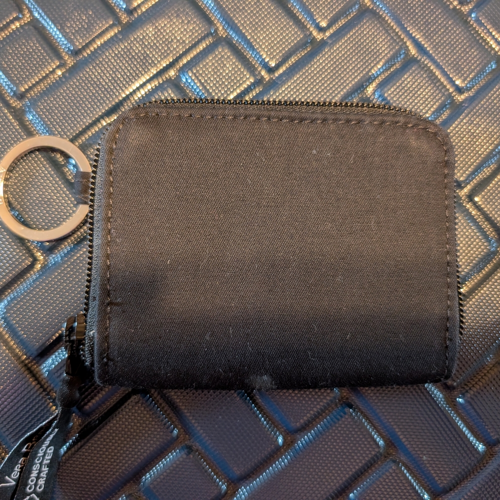 Vera Bradley Black Compact Wallet